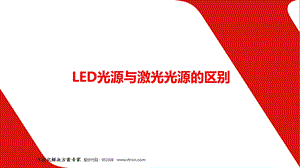 LED光源与激光光源区别.ppt