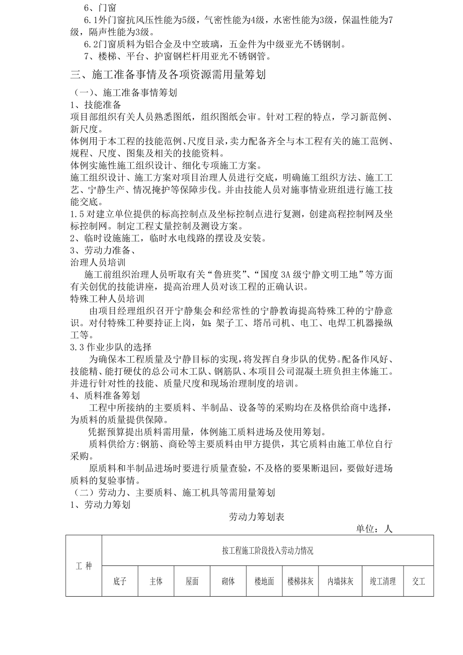 剪力墙结构高层住宅楼施工组织设计概述.docx_第3页