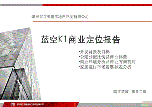 2013蓝空K1商业定位报告.ppt