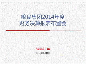 粮食集团204财务决算报表布置会.ppt