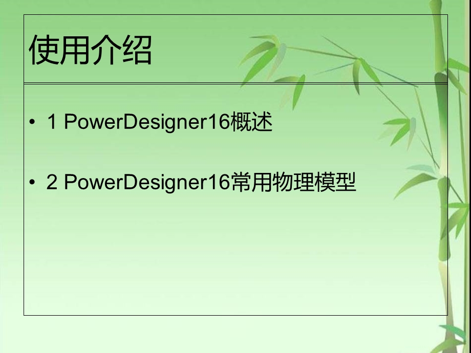 PowerDesigner使用教程-PDM.ppt_第2页