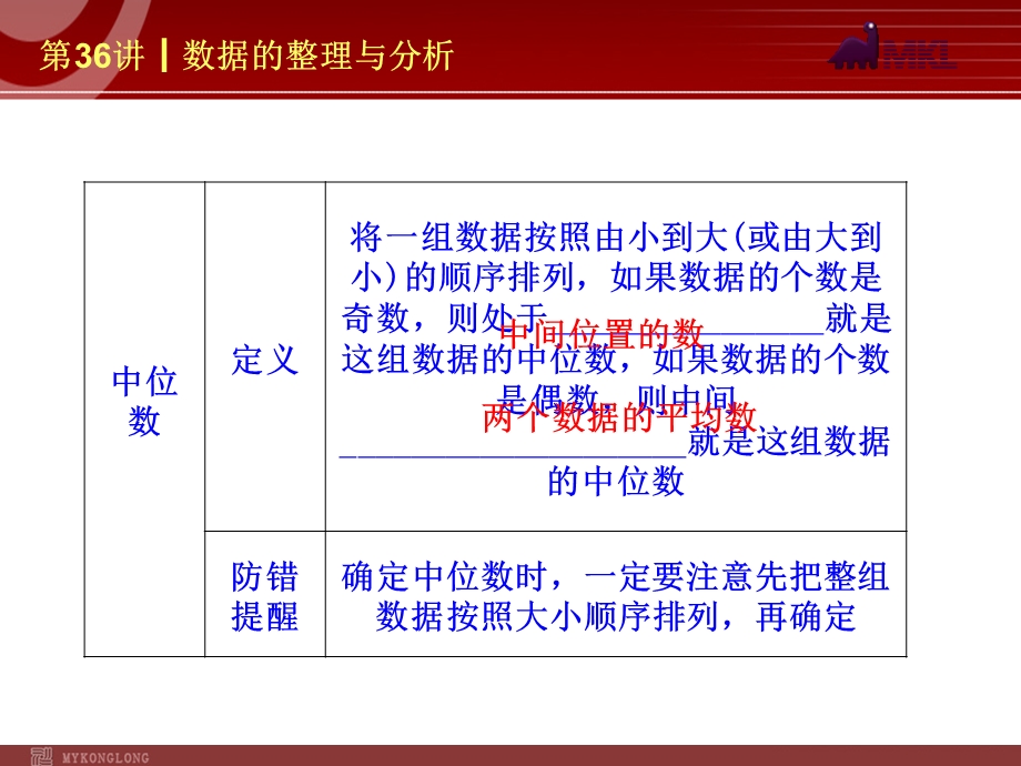 2014届中考数学一轮复习第36讲《数据的整理与分析》.ppt_第3页