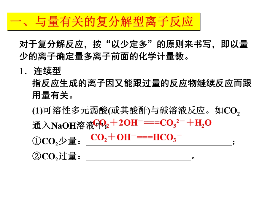 2016与量有关的离子方程式的书写技巧.ppt_第2页