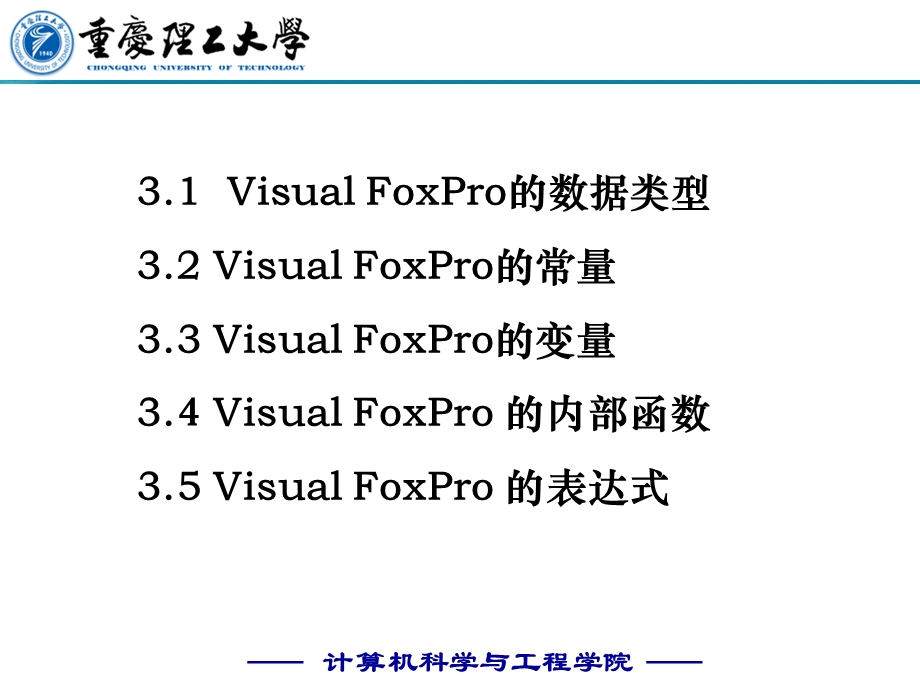 VFPVisualFoxPro数据类型与数据运算.ppt_第2页