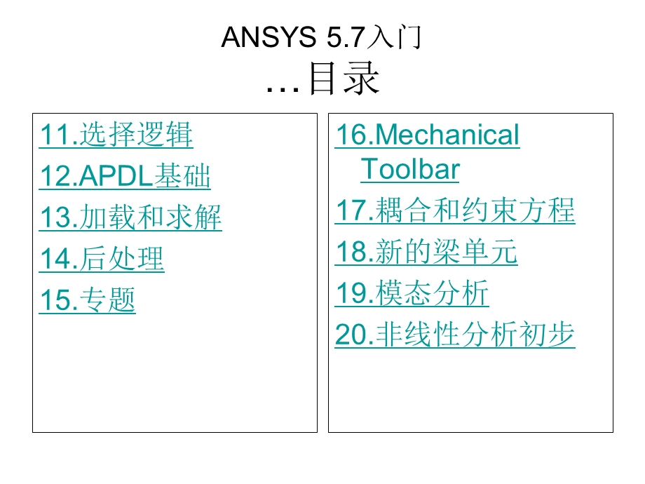 ANSYS5.7入门教程.ppt_第3页