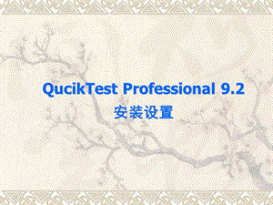 QuickTest-Pro92安装.ppt