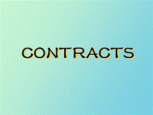 Contracts商务合同.ppt