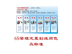 6S管理定置划线颜色及标准.ppt