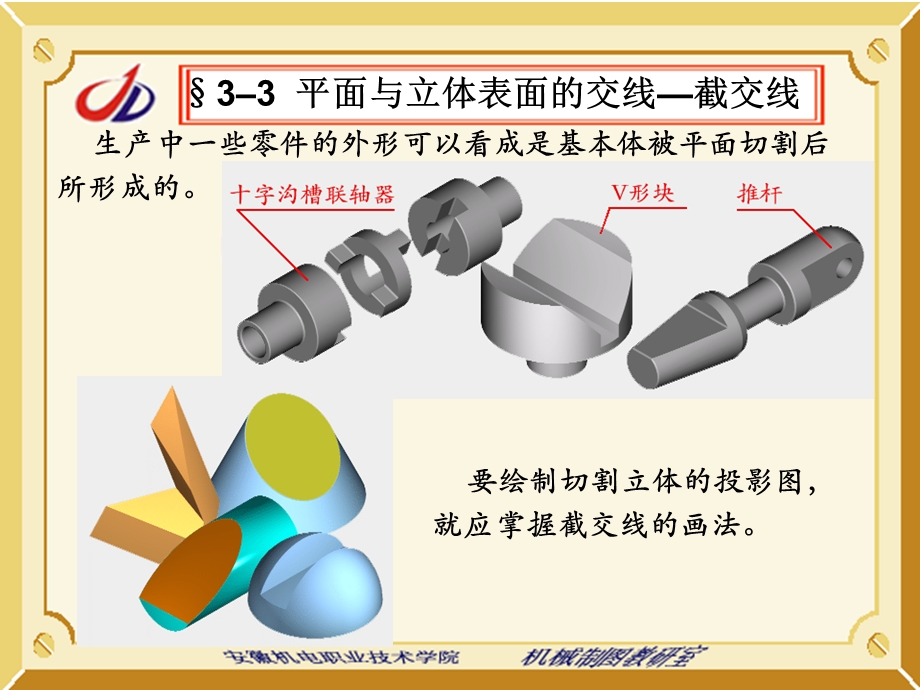 平面与立体表面的交线截交线.ppt_第1页