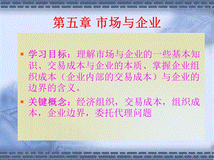 五章市场与企业.ppt