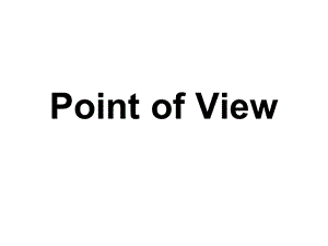 PointofView文学原理教程课件.ppt