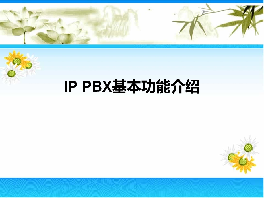 IPPBX功能及应用.ppt_第1页