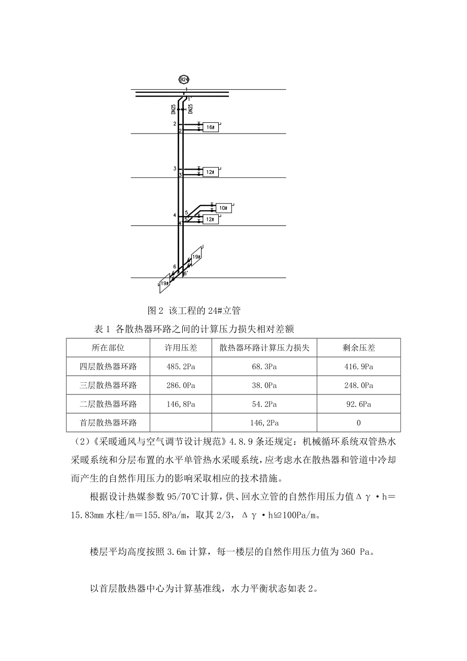 某热水采暖上供上回式垂直双管系统的改造及没其反思.doc_第3页