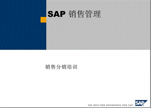 SAP销售管理-销售与分销大全.ppt