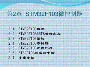 STM32F103微控制器.ppt