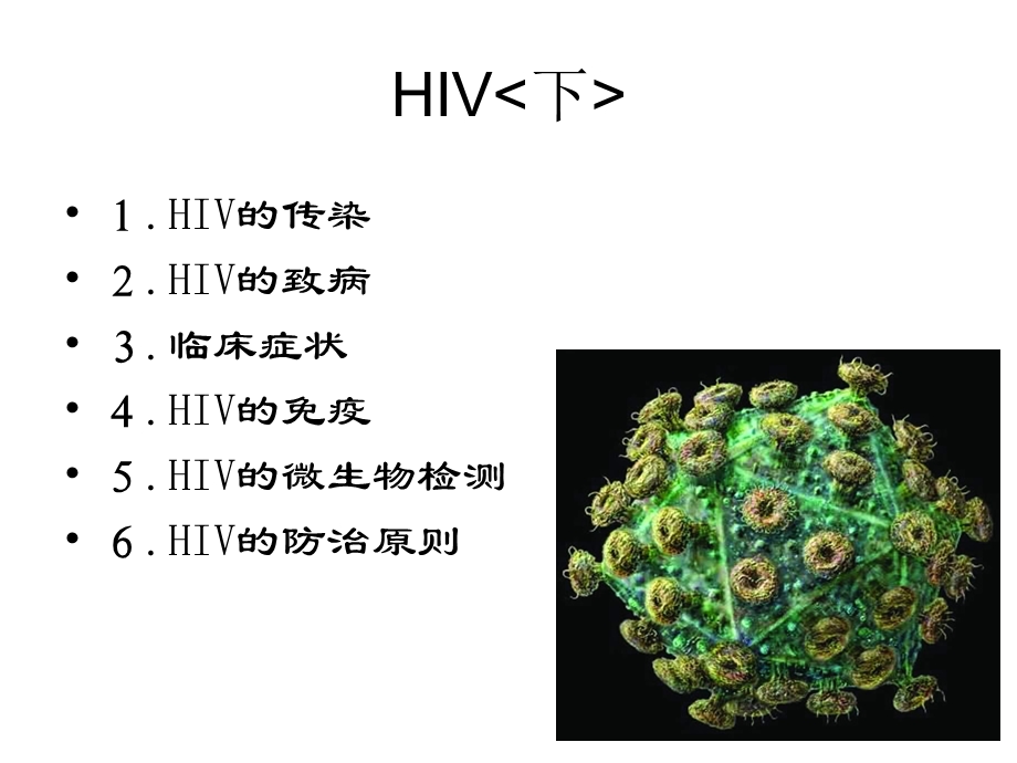 HIV的传染和致病.ppt_第1页