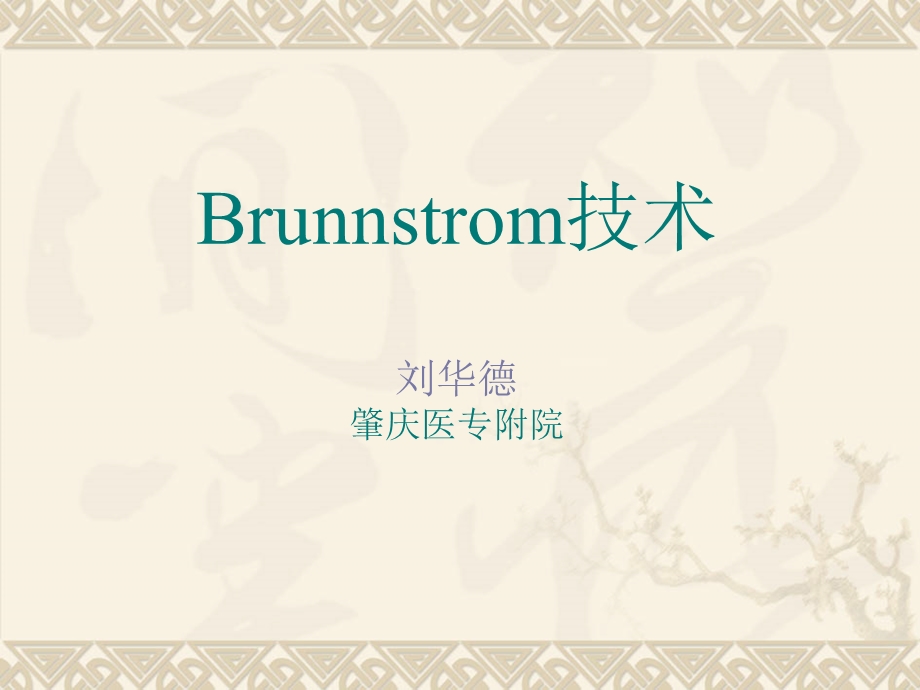 Brunnstrom技术.ppt_第1页