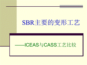 CASS与ICEAS工艺比较.ppt