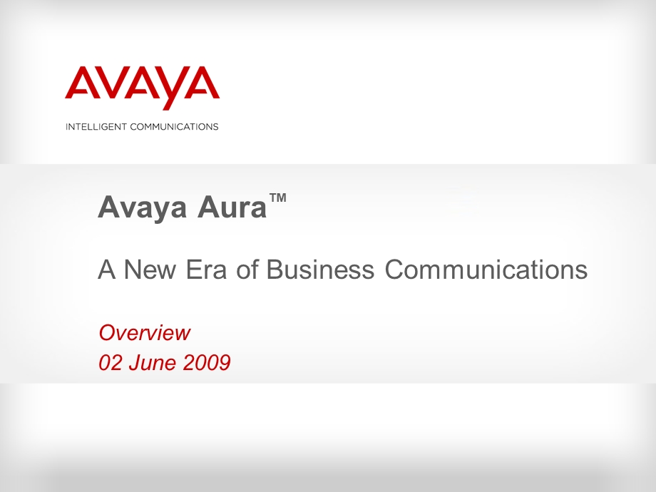 AvayaAura解决方案.ppt_第1页