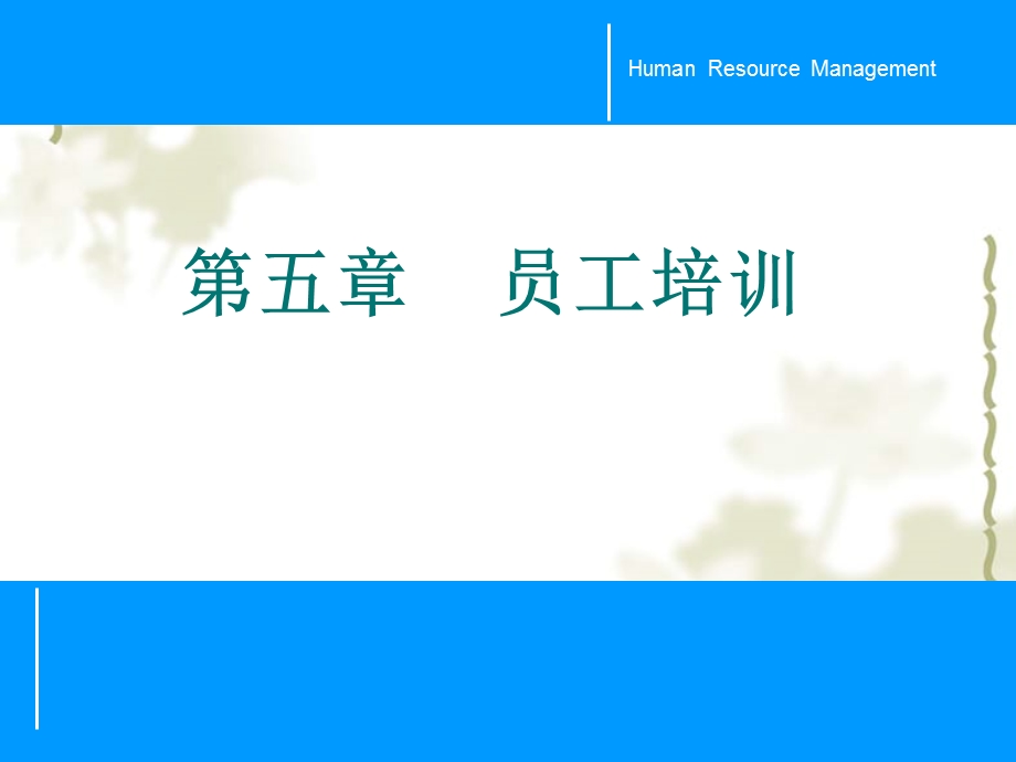 HRM5员工培训与开发.ppt_第1页