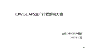 APS生产排程解决方案.ppt