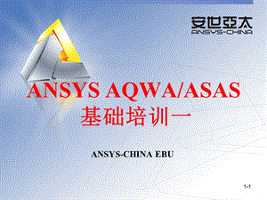 ANSYSAQWA基础培训.ppt