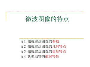 SAR图像的特征.ppt