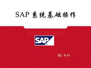 SAP基础操作通用手册.ppt