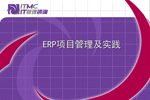 ERP项目管理及实践.ppt