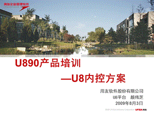 U890顾问测试培训内控.ppt