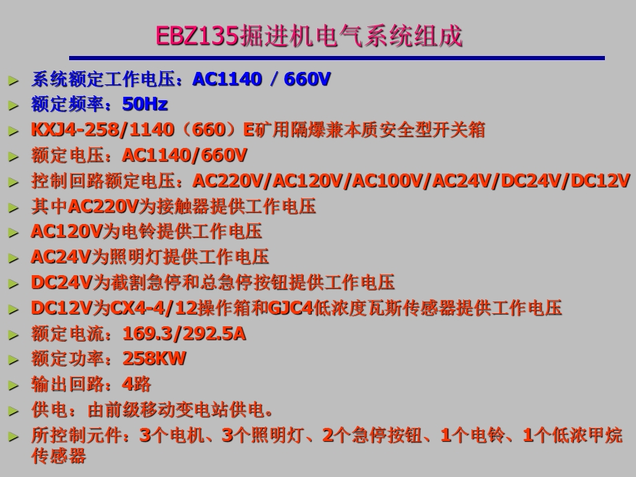 EBZ135掘进机电气培训资料.ppt_第2页