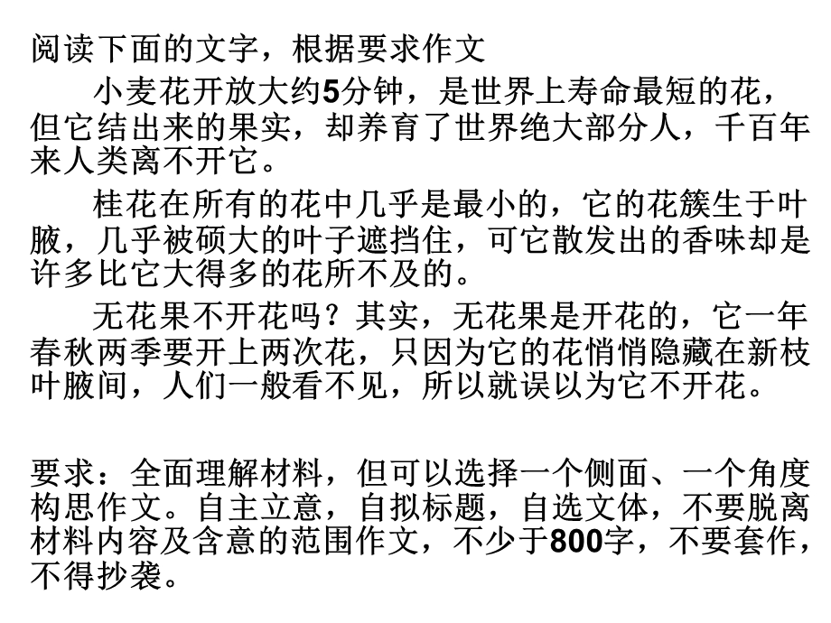 小麦开花5分钟作文审题立意与升格.ppt_第3页