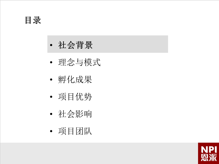 NPI公益组织孵化器项目介绍.ppt_第2页