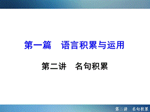 2016年聚焦新中考配套课件1.2名句积累.ppt