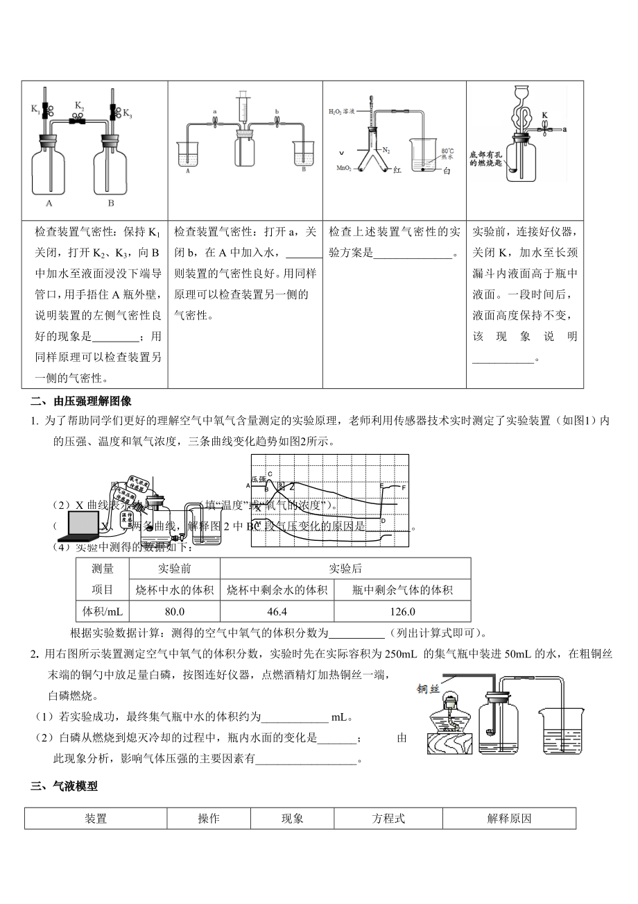 初中化学有关压强对比实验专项训练.doc_第3页