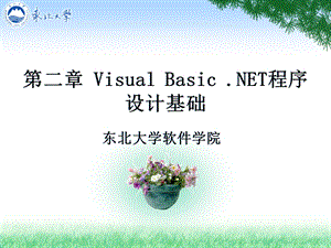 VisualBasicNET程序设计基础.ppt