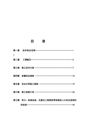 [笔记]上海市某河道抛石护底工程施工组织设计.doc