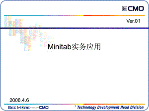 MINITAB学习指南.ppt