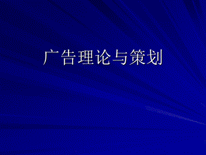 《广告策划导论》PPT课件.ppt