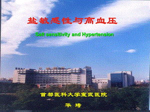 盐敏感与高血压SaltsensitivityandHypertension课件.ppt