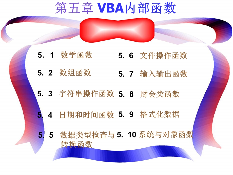 《VBA内部函数》PPT课件.ppt_第1页