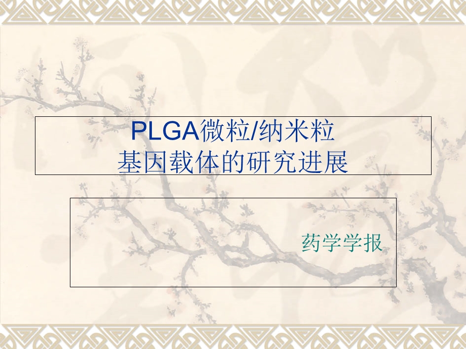 《PLGA文献讲座》PPT课件.ppt_第1页