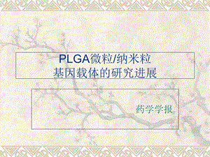 《PLGA文献讲座》PPT课件.ppt