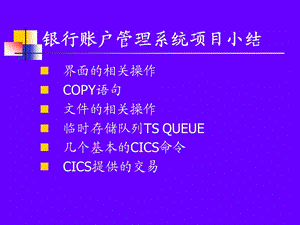 银行柜台项目总结.ppt