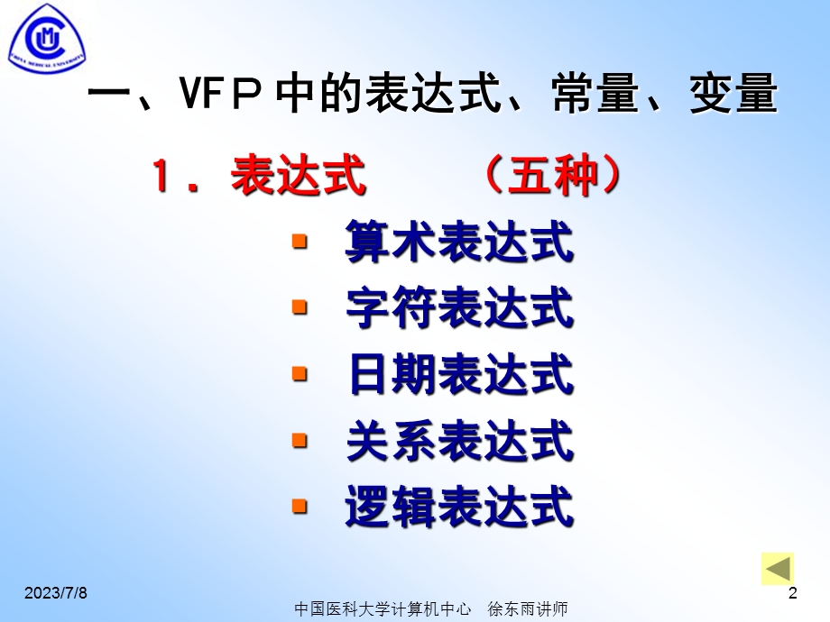 《VFP中表达式》PPT课件.ppt_第2页