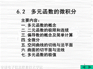 《多元函数的微积分》PPT课件.ppt