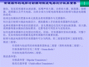 《微波有源器件》PPT课件.ppt