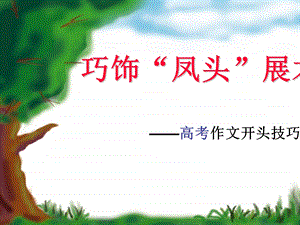 《作文开头训练》PPT课件.ppt