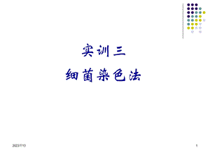 实训三 细菌染色法.ppt