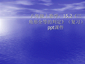 《全等角形复习》PPT课件.ppt